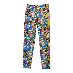 Full Circle Trends High‎ Rise Lustrous Leggings Women's Large Polyester
